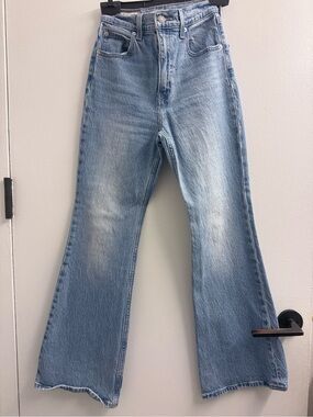 Levi's Light Blue High-Rise Flare Jeans